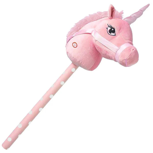 Kids Hobby Horse or Unicorn with Galloping Neighing Sounds